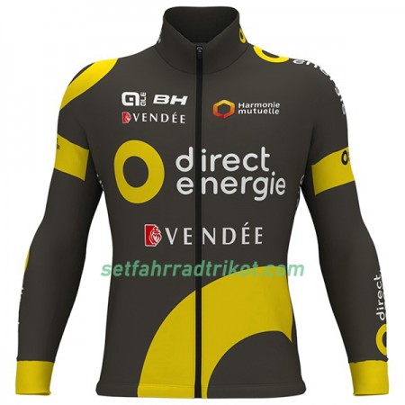 Radtrikot 2017 Direct Energie Langarm N001